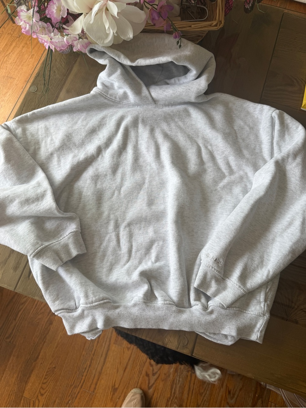 Garage Men's Heather Gray Hooded Pullover Sweatshirt